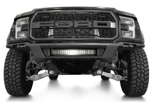 Ford F-150 Raptor Bumper - Front - Addictive Desert Designs - Phantom - Hammer Black Powder Coat - `17-`20 Ford F-150 Raptor Bumper - Front - Addictive Desert Designs - Phantom - Hammer Black Powder Coat - `17-`20